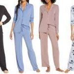 Graceful Ruffled Edge Silk Pajama Set for Women